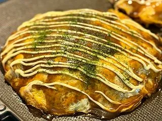 広島風お好み焼きにトライ