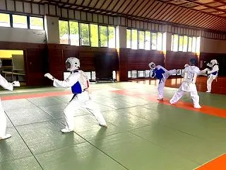 大会に向けた稽古と実行委員会の打ち合わせ…