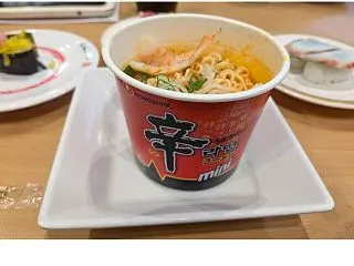 かっぱ寿司で辛ラーメン＆絶品♡紅茶ゼリー