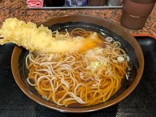東新宿「笠置そば 東新宿店」イカ天そば