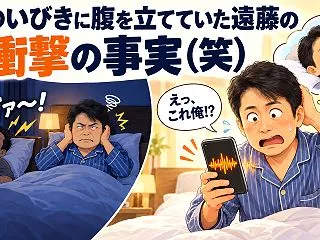 人のいびきに腹を立てていた遠藤の衝撃の事…