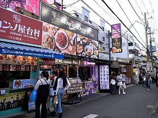 大久保の路地