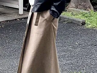 着慣れないレザージャケットをプチプラで練…