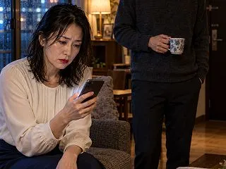 『妻の顔を、玄関に置いて』 第2話 壁一…
