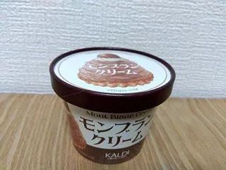 カルディ✕ソントンのモンブランクリーム