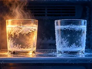 熱い水が冷たい水より先に凍る？「凍る」の…