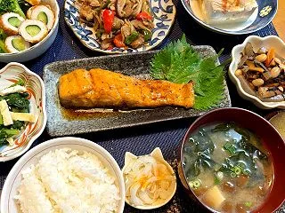 鮭の甘辛焼き