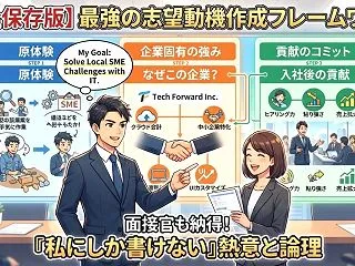 【志望動機】「うちじゃなくても良くない？…