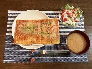 カレーとピザ
