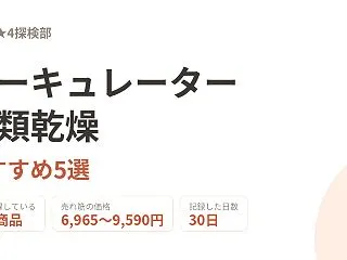サーキュレーター 衣類乾燥おすすめ5選｜…
