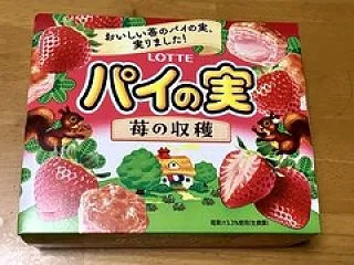 ロッテの パイの実 苺の収穫