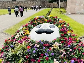 ひゃくまんさん花壇♪