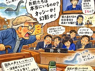 国会野党はネッシーなのか