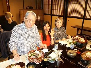 両親と私の誕生日ごはん。東京とは思えない…