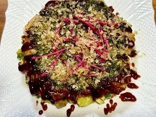 オタフクソースでお好み焼き！