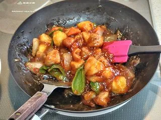 自家製酢豚、うまっ！