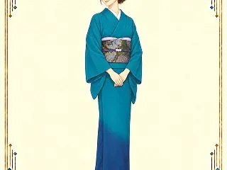 青緑｜松重の色合わせと鳳凰の帯の冬コーデ