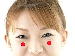 疲れ顔を元気にするツボ【四白 しはく】