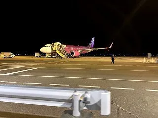 大阪へ飛行機での移動：復路