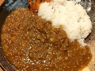 まだ続いている休肝日はキーマカレー