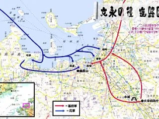 蒙古襲来＝元寇～文永の役が終結