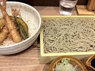 蕎麦きり みよた【八重洲】季節の野菜天丼…