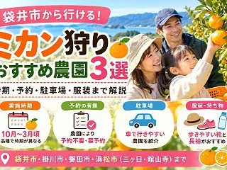 【袋井市周辺】ミカン狩り3選｜食べ放題・…