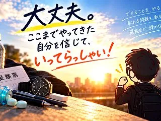 【2次試験直前】大丈夫。ここまでやってき…