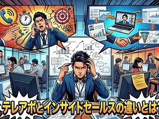 テレアポとインサイドセールスの違いとは？…