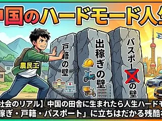 中国『田舎に生まれた時点で一生貧乏』