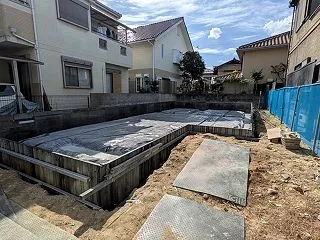 【基礎着工していました ㏌茨木市】