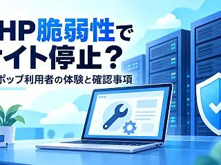 PHP脆弱性でサイトが表示されない？ロリ…