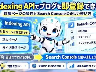 Google Indexing APIで…