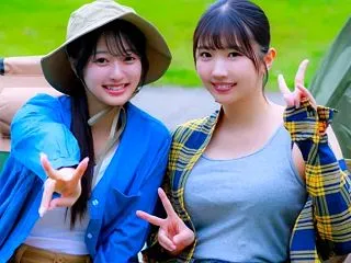 キャンプ女子『ひかり＆かほ』酔い&amp…