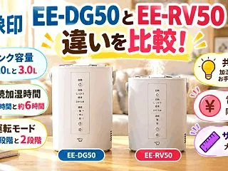 象印加湿器 EE-DG50とEE-RV5…