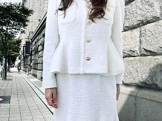 KANAKOOOKA リボンツイード・ペ…