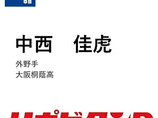 中日、育成ドラフト2位は大阪桐蔭・中西佳…