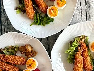 エビフライ弁当☆スタバ制覇