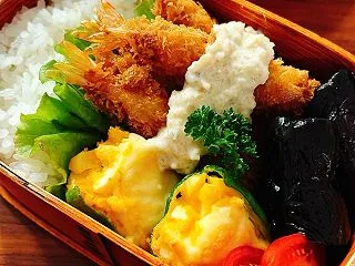 海老フライ弁当とママ友ランチと☆