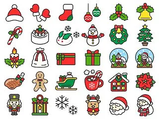 【豪華版30セット】いろいろな、クリスマ…