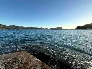 父島の水温 ２７．９℃ 検温くん 