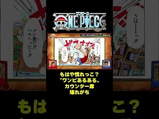 もはや慣れっこ？〝ワンピあるある〟カウン…