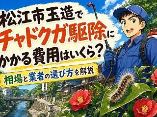 松江市玉造でチャドクガ駆除にかかる費用は…