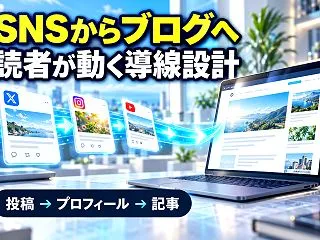 SNSからブログへ読者をつなぐ導線設計｜…