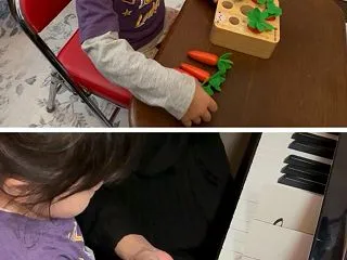 ３歳の生徒さんの初めてのレッスン❣️