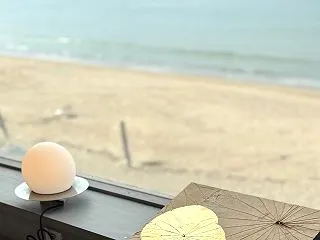糸島の海を見ながらアートな時間 