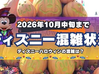 【2026年10月中旬まで】ディズニー混…