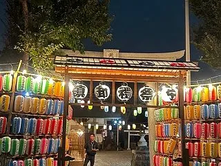 南篠崎天祖神社大祭配線作業