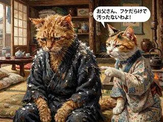 金ピカ・411－ツートンカラーの作務衣