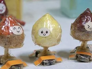 10月のちりがみ細工～栗＆焼き芋～栗♪